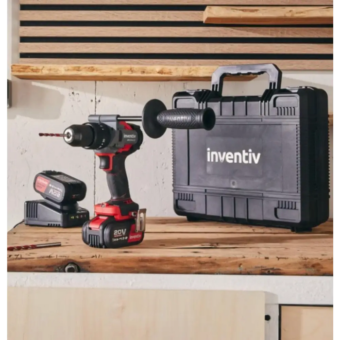 АКУМУЛАТОРНА БОРМАШИНА INVENTIV 20V 140N