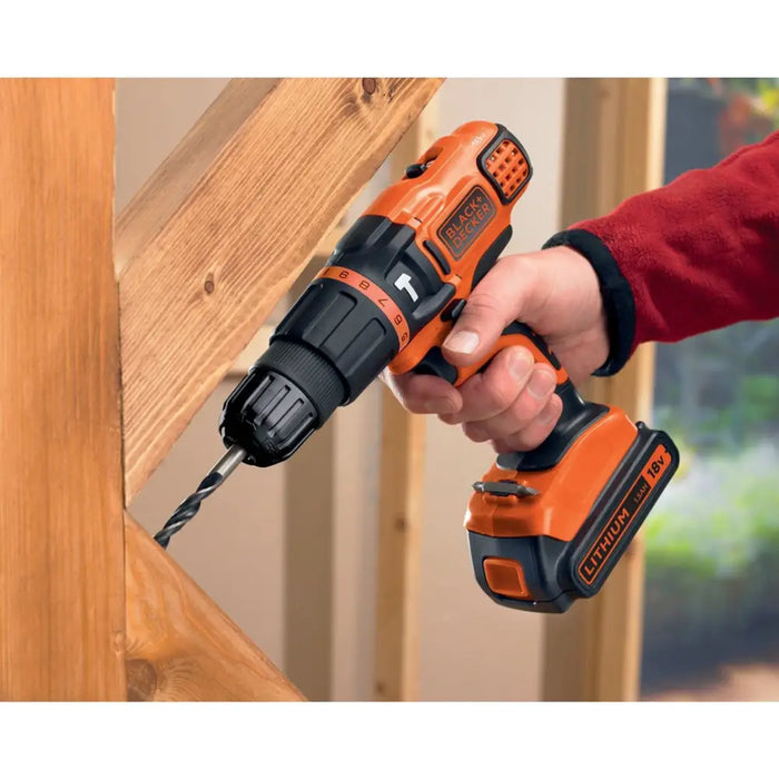 АКУМУЛАТОРНА УДАРНА БОРМАШИНА BLACK&DECKER BDCH188N-XJ 18 V