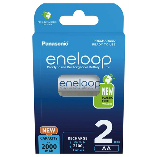 Акумулаторни батерии PANASONIC ENELOOP AA 2000 mAh 2 szt