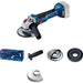 АКУМУЛАТОРЕН БЕЗЧЕТКОВ ЪГЛОШЛАЙФ BOSCH PROFESSIONAL GWS