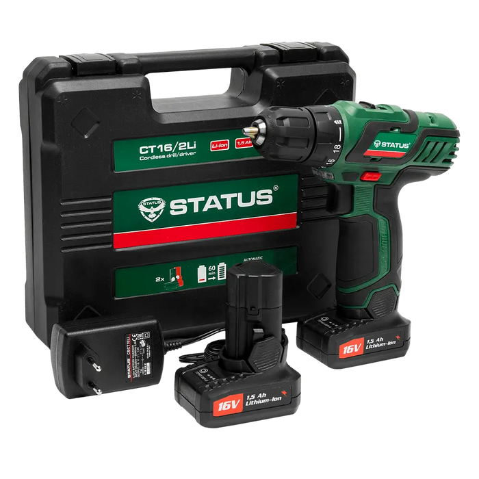 Акумулаторен винтоверт STATUS CT16-2Li