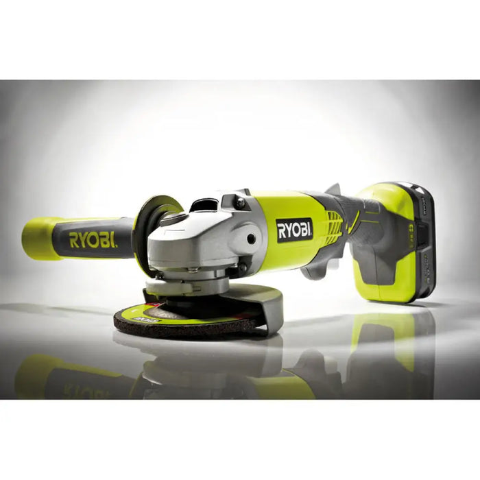 АКУМУЛАТОРЕН ЪГЛОШЛАЙФ RYOBI R18AG-0 18 V 115 мм БЕЗ