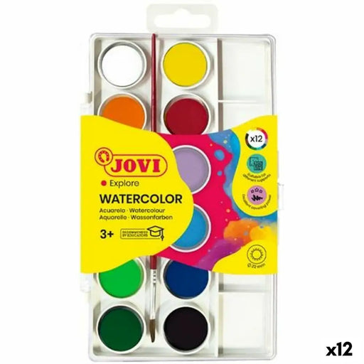 акварели Jovi Многоцветен (12 броя)