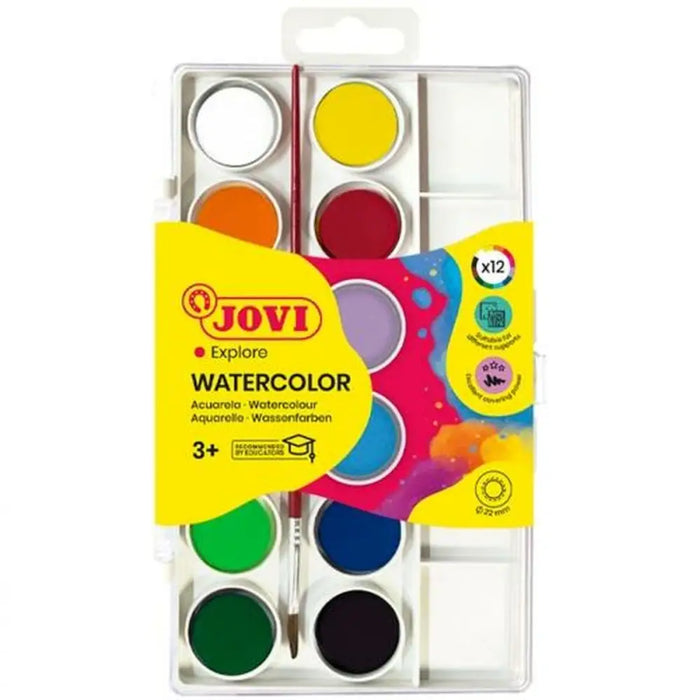 акварели Jovi Многоцветен (12 броя)