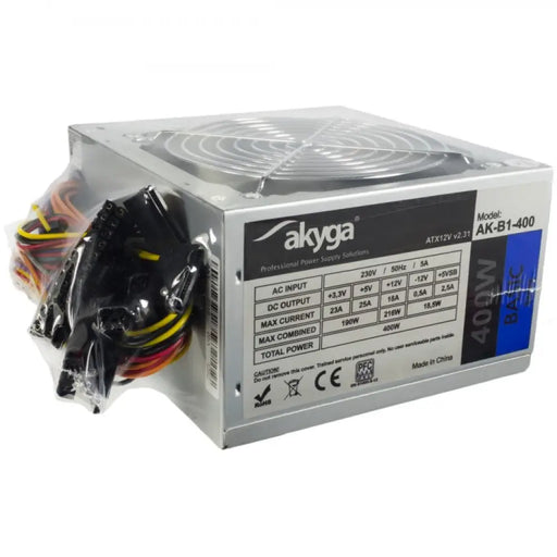 Akyga AK-B1-400 захранване 400 W 20 + 4 pin ATX ATX Green
