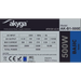 Akyga AK-B1-500E захранване 500 W 20 + 4 pin ATX ATX Сив