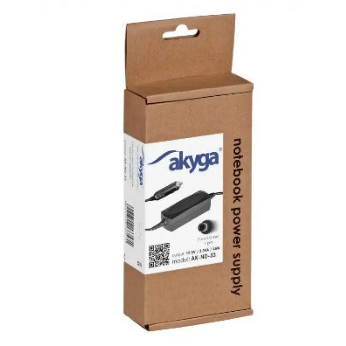Akyga AK-ND-33 захранващ адаптер/инвертор Auto 65 W Черен