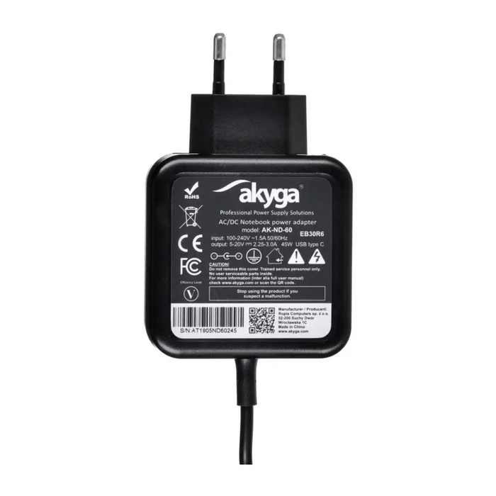 Akyga AK-ND-60 захранващ адаптер/инвертор