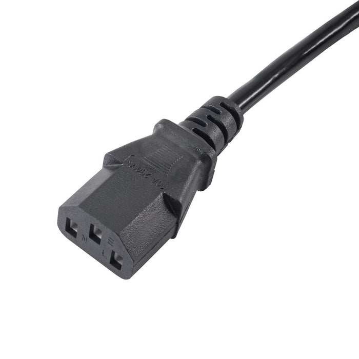 Akyga AK-PC-05 Черен 5 м CEE7/7 IEC C13