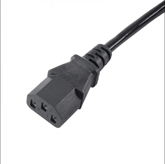 Akyga AK-PC-05 Черен 5 м CEE7/7 IEC C13