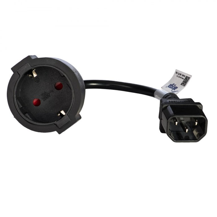 Захранващ кабел Akyga AK-PC-10A Черен 0.15 м CEE7/4