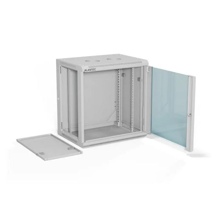 ALANTEC 19’’ 12U 600x450 стенен шкаф сив