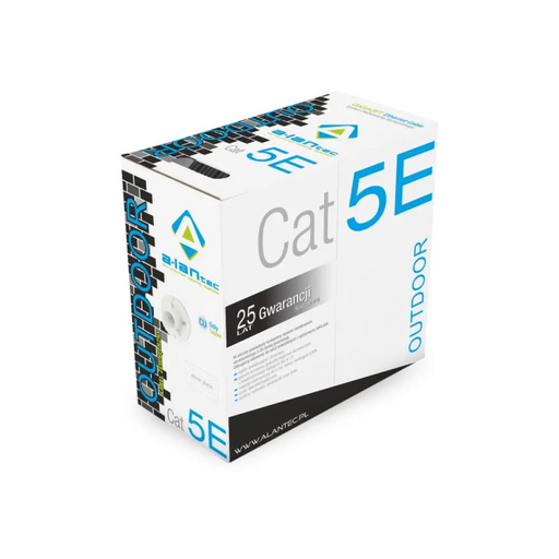 Alantec KIF5OUT305 мрежов кабел черен 305 m Cat5e F/UTP