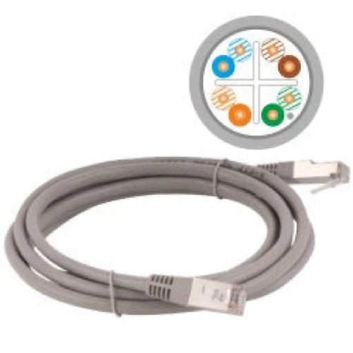 Alantec KKS6SZA5.0 мрежов кабел Сив 5 m Cat6 F/UTP (FTP)