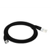 Alantec KKU5CZA1 мрежов кабел Черен 1 m Cat5e U/UTP (UTP)