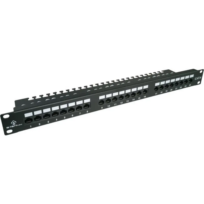 Alantec PK001 UTP cat.6 пач панел 24 LSA порта с 1U 19’’