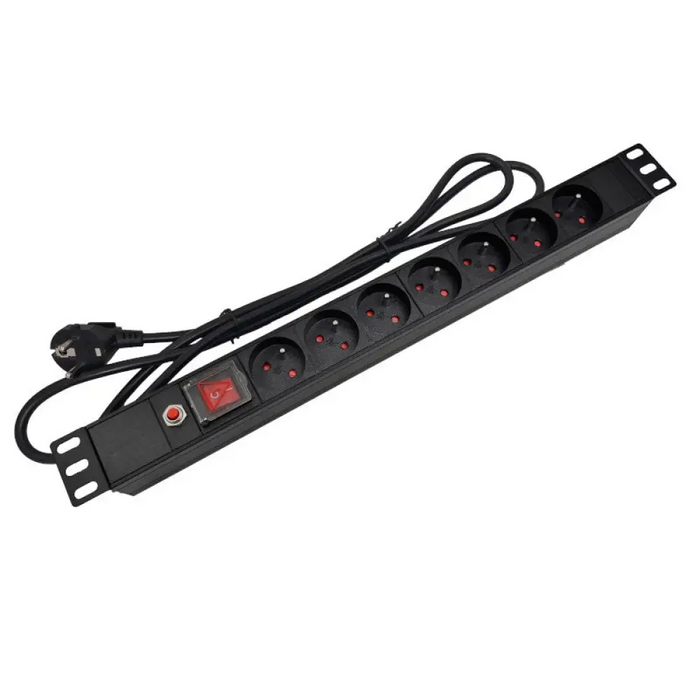 Alantec PZ071U power extension 1.8 m 7 AC outlet(s) Indoor