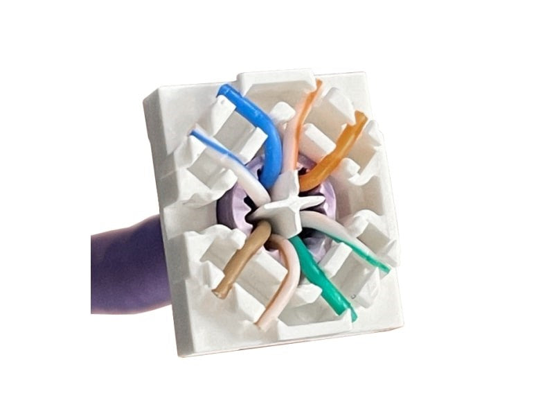 Alantec MB007-1 RJ45 UTP cat.6A keystone модул без инструменти ALANTEC Plus - Подобрена преносна способност