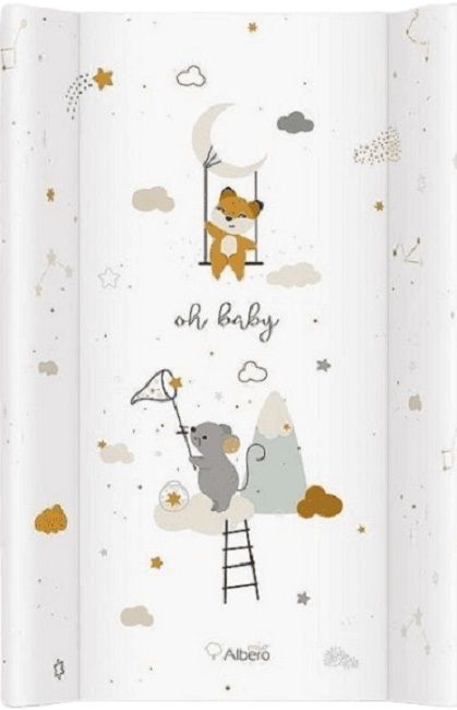 Твърда подложка за повиване Albero Mio - 70 x 47 cm, Mouse
