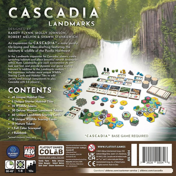 Разширение за настолна игра Cascadia: Landmarks