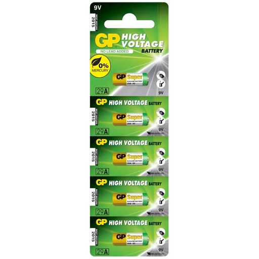 Алкална батерия GP 9 V 5бр.