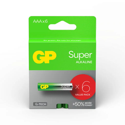Алкална батерия GP SUPER LR03 AAA / 4 + 2