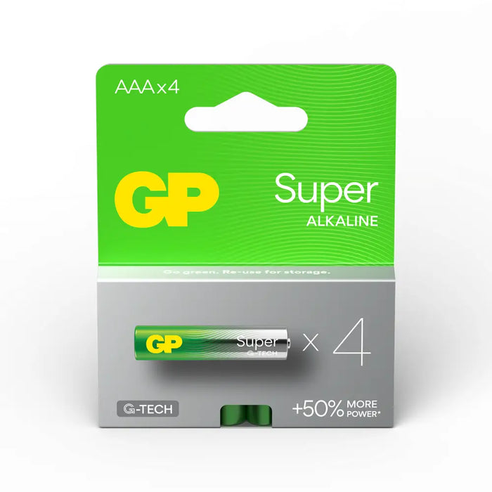 Алкална батерия GP SUPER LR03 AAA 4 бр.