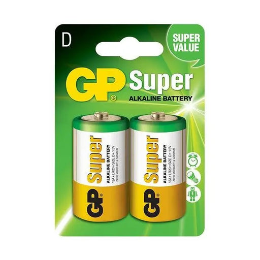 Алкална батерия GP SUPER LR20 2 бр.