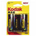 Алкална батерия Kodak LR20 1,5 V (2 pcs)