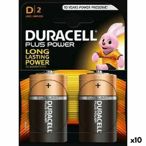 Алкални батерии DURACELL 1,5 V LR20 (10 броя)