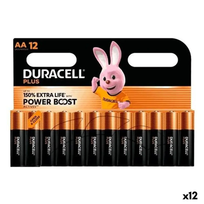 Алкални батерии DURACELL PLUS POWER 1,5 V LR06 12 Части (12