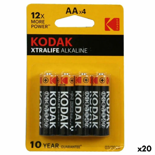 Алкални батерии Kodak LR06 4 Части (20 броя)