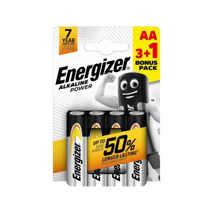 АЛКАЛНИ БАТЕРИИ ENR ALKALINE POWER AA 3 + 1 CHP4 ENERGIZER