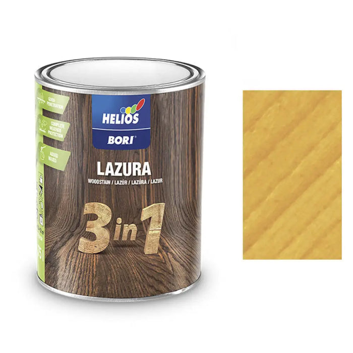 АЛКИДЕН ЛАК ЗА ДЪРВО 3В1 ДЪБ 750 ML HELIOS BORI