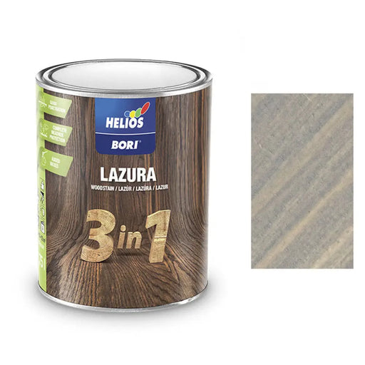 АЛКИДЕН ЛАК ЗА ДЪРВО 3В1 СИВО 750 ML HELIOS BORI