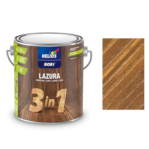 АЛКИДЕН ЛАК ЗА ДЪРВО 3В1 ТИК 2.5 L HELIOS BORI