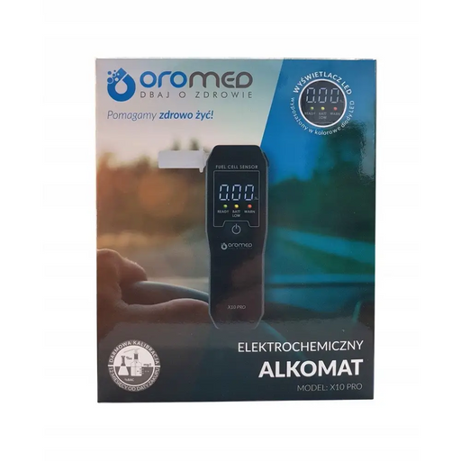 Алкотестер Oromed ALK_ORO-X10 PRO - 4% 0,05% черен