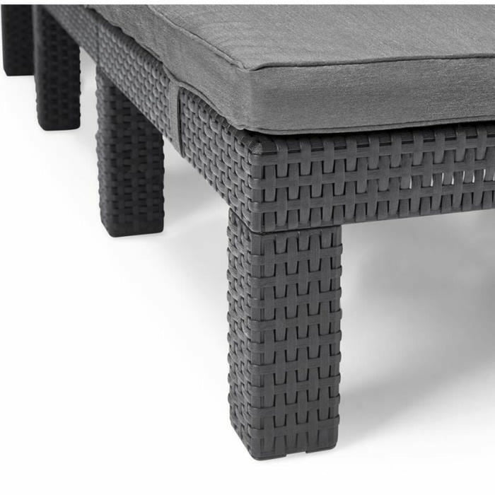 Lamamistool Allibert by KETER Daytona De Luxe 187 x 58 x 29 cm Сив