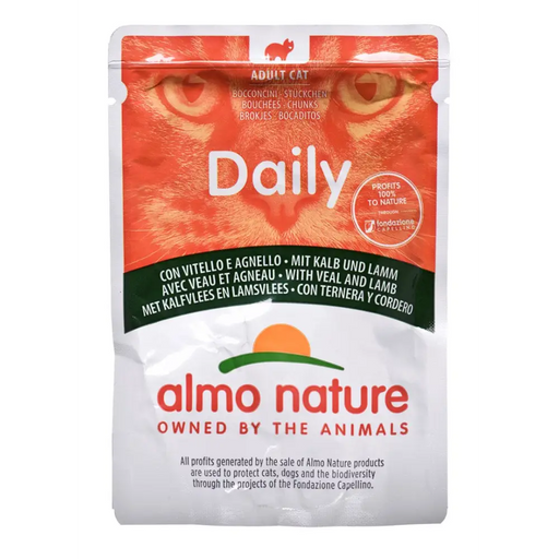 Almo Nature Daily телешко и агнешко 70гр