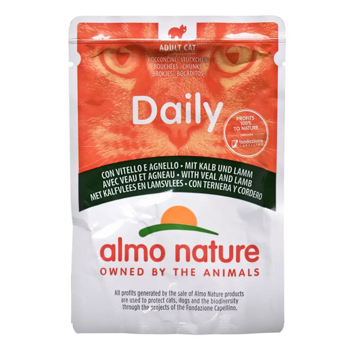 Almo Nature Daily телешко и агнешко 70гр