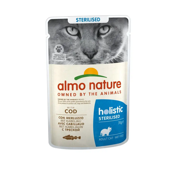 Almo Nature Holistic Sterilized с треска - 70гр