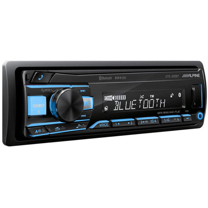 Авто Ресийвър ALPINE UTE-200BT BLUETOOTH, 4 X 50 W, USB