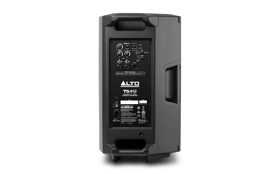 Alto TS 412 - 2500-ватов 12-инчов двулентов захранван високоговорител с Bluetooth®, DSP и управление чрез приложение
