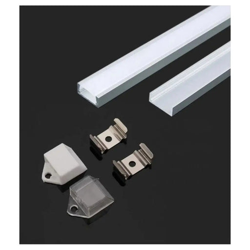 АЛУМИНИЕВ ПРОФИЛ ЗА LED ЛЕНТА 2M 15.5X5.9ММ МАТ V-TAC
