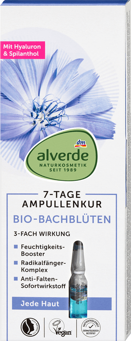 Ампули за лице 7-дневен курс с цветни есенции на д-р Бах, 7 ml