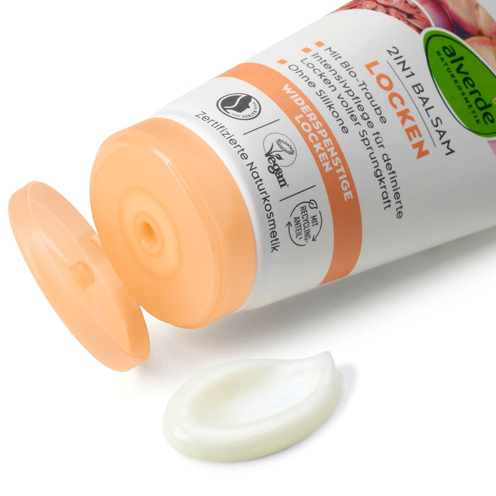 Балсам за къдрици 2 в 1 с био грозде, 150 ml