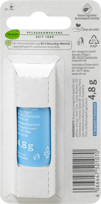 Балсам за устни Sensitiv, 4,8 g