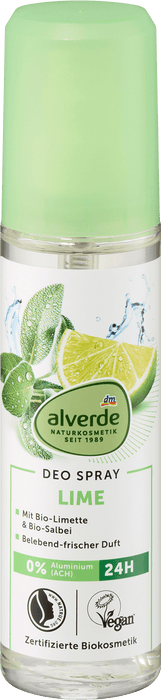 Дезодорант с пулверизатор Лайм и Салвия, 75 ml