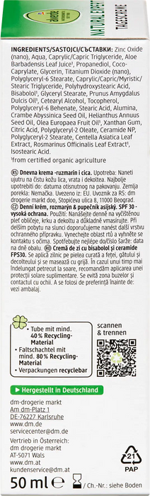 Дневен крем Natural Expert SPF 30, 50 ml