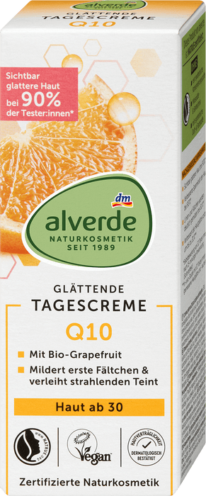 Дневен крем за лице Q10 с био грейпфрут, 50 ml